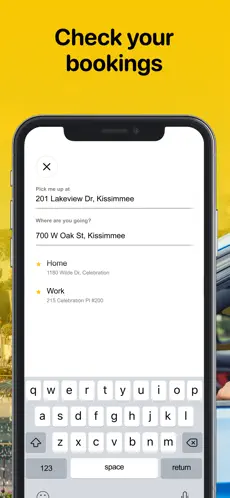 24Seven Taxi app trip details screen